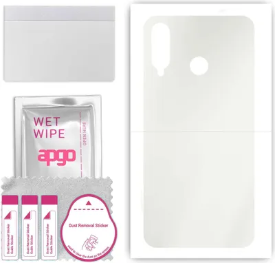 Produktbild von apgo Rückseite Schutzfolie, Matt, kompatibel mit Huawei P30 lite, Hinten Hydrogel-Displayschutzfolie mit Positionierhilfe, kratzfest, einfache Montage