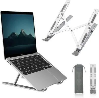 Produktbild von Famanu Laptopständer Ergonomisch Verstellbar - Schwarz