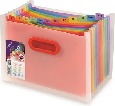 Produktbild von SNOPAKE Rainbow A4 Schreibtisch faltbar, 13 Fächer