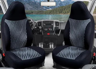 Immagine prodotto di Coprisedili per camper in nero/grigio (819)
