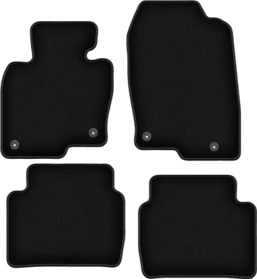 Immagine prodotto di Tappetini in velluto per Mazda CX-5 II (2017-, SUV) neri, set 4 pz, con fissaggi