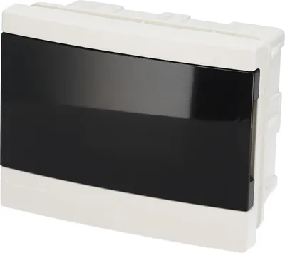 Produktbild von Unterputz-Verteiler 6-Modul weiß rauchig EDO777839 EDO Technic