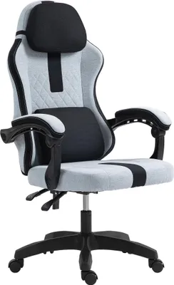 Produktbild von CLP Bürostuhl Miltona Stoffbezug ergonomisch höhenverstellbar gepolstert grau/schwarz