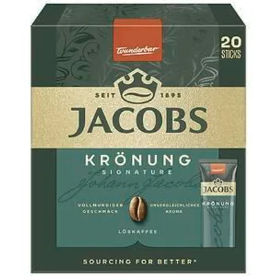 Produktbild von Jacobs Krönung löslicher Kaffee Sticks 20 x 1,8 g (36 g)