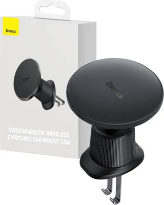 Produktbild von Baseus Cw01 Autohalterung für Iphone mit 15W induktivem Ladegerät für Air Grille - Schwarz