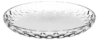 Produktbild von Teller, transparent, einfarbig, Glas, rund, 18 cm
