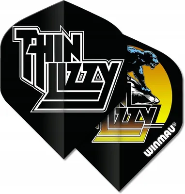 Produktbild von Winmau Thin Lizzy Rock Legends Darts Flights 3 Stück 100 Mikron