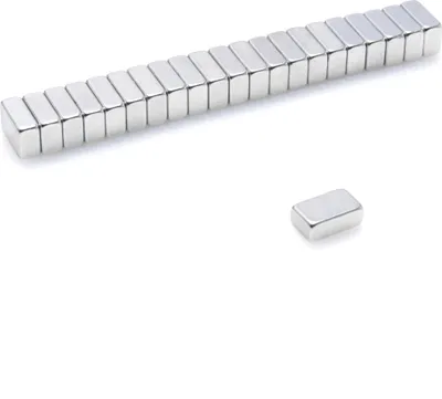 Produktbild von Neodym Magnete 8 x 5 x 3 mm N38 Quader Case - 10 Stück, Extrem stark, Magnettafeln, Kühlschränke, Whiteboards, DIY