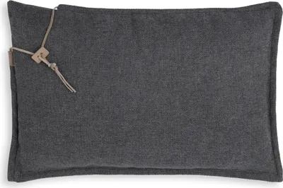 Produktbild von Knit Factory Imre Kissen - Anthrazit - 60x40 cm