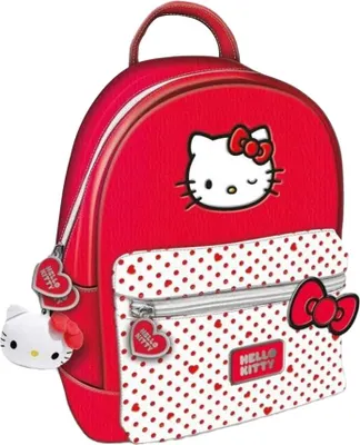 Produktbild von Hello Kitty - Rucksack, Punktemuster PM13071 (Einheitsgröße) (Rot)