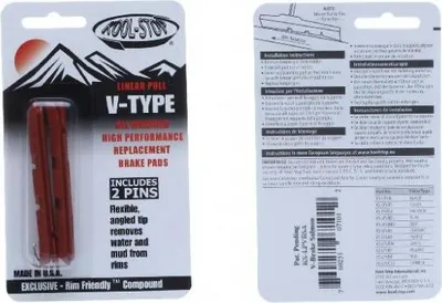 Image de Kool-Stop gomme de frein -V-Brake-, R1 salmon