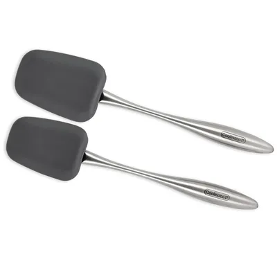 Produktbild von Coolinato 2tlg Set Kochlöffel Edelstahl mit Silikon