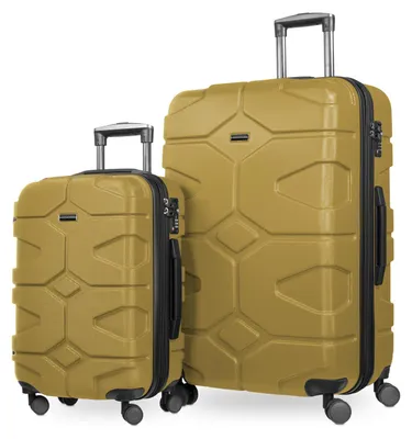 Produktbild von HAUPTSTADTKOFFER X-Kölln - 2er Koffer-Set erweiterbare Trolleys, robuste Hartschale ABS, Handgepäck + Aufgabegepäck Reisekioffer, TSA, (S & L),Herbstgold