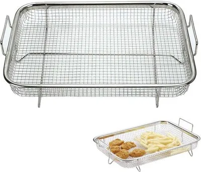 Produktbild von Garten-Grill-Set - Grill-Set - Außenkochen - Mit Griffen - 30 x 22 x 5,5 cm - Silber