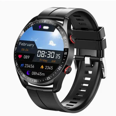 Produktbild von Smartwatch EKG+PPG Bluetooth-Anrufe Volltouch-Sportuhr Gesundheits-Tracker Smartwatch Wasserdicht Für Android iOS