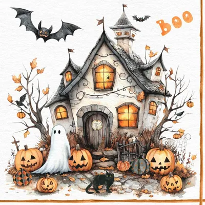Image de Serviettes 33x33 cm - Boo