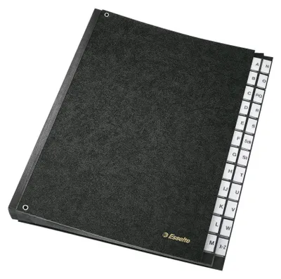 Produktbild von Esselte Pultordner 629997 A-Z Hartpappe schwarz