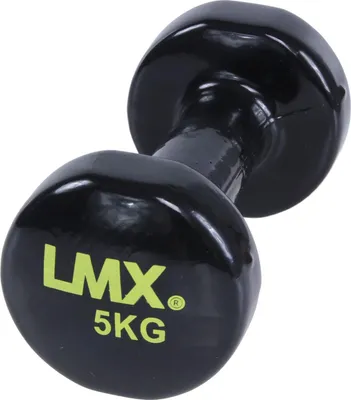Produktbild von Lifemaxx Vinyl Kurzhantel-Set 2 x 5 kg Schwarz