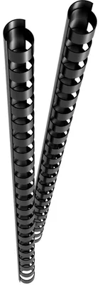 Obrázek produktu pro Genie 12369 - Vázací hřbet - černý - 45 listů - plast - 8 mm - 80 mm