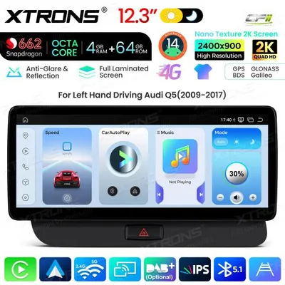 Produktbild von Xtrons QBA24Q5CL Android Autoradio Audi Q5 2009-2017 12,3 Zoll 2K Display