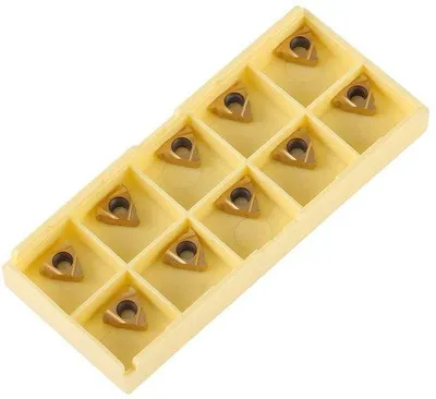 Obrázok produktu pre Sada vymeniteľných platní pre CNC stroje, 10 kusov, tvrdokovové
