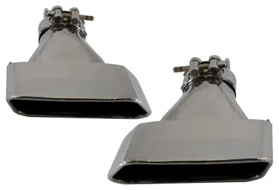 Imagen del producto de Tubo de escape, embellecedor para BMW Serie 5, modelos sedán y familiar (Touring) F10, F11, F18, 550i V8, modelo actualizado (LCI).