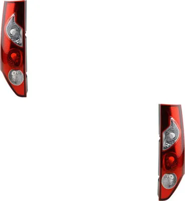 Imagen del producto de Johns, luz trasera compatible con Renault Kangoo FW0 KW0, modelos del 02/08 al 04/13. Juego de luces traseras