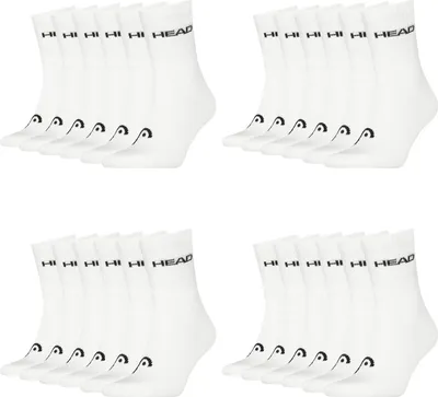 Produktbild von 12 Paar HEAD Uni Short Crew Socken Baumwolle Blend Sport Socks