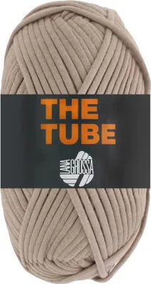 Produktbild von Lana Grossa THE TUBE 200 g gefülltes Schlauchgarn (Ø ca. 4-5 mm), Farbe:023 - Taupe