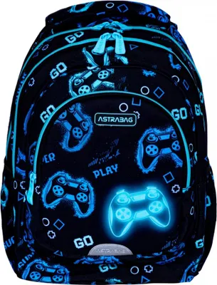 Obrázok produktu pre Go Playing Blue Pad AB330 Astra 3-komorový školský batoh