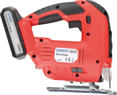 Produktbild von Kunzer Akku-Stichsäge 18V/2,0 Ah mit Ladestation 7AST01