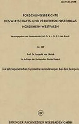 Obrázek produktu pro Die phylogenetischen Symmetrieveränderungen bei den Seeigeln