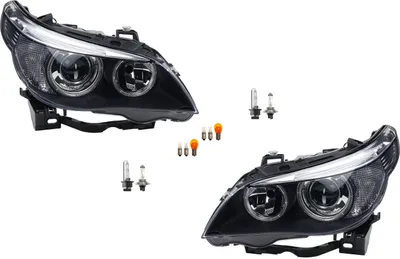 Produktbild von Johns, Scheinwerfer Xenon passend für BMW 5er E60 E61 m. Leuchtmitteln Set Links Rechts 63127160193 63127160194
