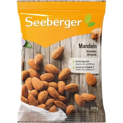 Produktbild von Seeberger Mandeln extra (1x200g Packung)