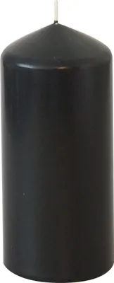 Produktbild von Stumpenkerzen Schwarz 150/67 mm, 10 Stück Steinhart Kerzen in RAL-Kerzen Güte Qualität