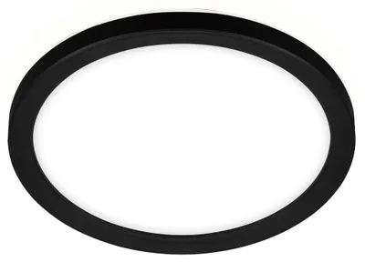 Immagine prodotto di Lampada da soffitto a LED Slim Ø19 cm ? piatta, 12 W, 1400 lm, bianco neutro, retroilluminazione, nera