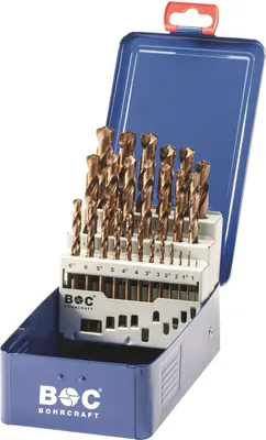Produktbild von BOHRCRAFT Bohrer-Kassette DIN338RN HSS Co5 ø 1-13 mm 25-teilig