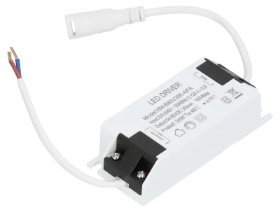 Immagine prodotto di Trasformatore LED da 24 W con cavo, alimentatore a corrente costante, 300 mA, ingresso AC 220–240 V, uscita DC 54–85 V