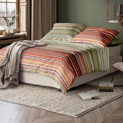 Produktbild von Irisette Flausch Baumwolle Bettwäsche Zobel 8732 multi 155x220 cm + 80x80 cm