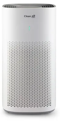 Image de Purificateur d'air - Filtre HEPA et ioniseur - 350 m³/h - 70 m² - Gris clair et blanc