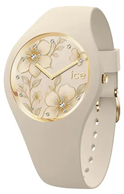 Ice-Watch 025898 Quarzuhr für Damen ICE Flower S Elfenbeinfarbene Grazie 1