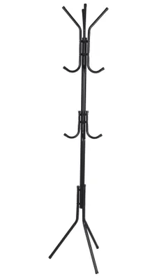 Zdjęcie produktu dla Wieszak Stojńöcy Metalowy Czarny 175 Cm