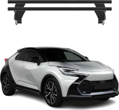 Obrázek produktu pro Základna střešního nosiče Menabo pro Toyota C-HR mk2 2023-2025 hliníková černá 2ks