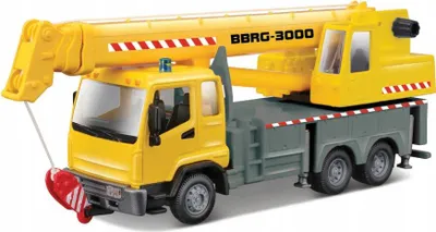 Produktbild von Lkw Kran Gelb Modell Bburago 18-32265