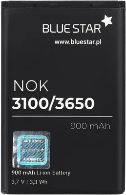 Immagine prodotto di BlueStar Batteria di ricambio compatibile con Nokia E50 / E60 / N70 / N71 / N72 900 mAh Li-lon Accu Nokia BL-5C