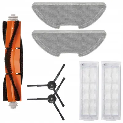 Produktbild von Zubehörset für Xiaomi Mi Robot Vacuum-Mop 2 Pro / Lite - 7-teilig - Bürsten und Filter - 2 Wischtücher