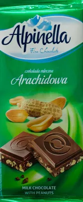Obrázek produktu pro Čokoláda Alpinella s arašídy 90 g