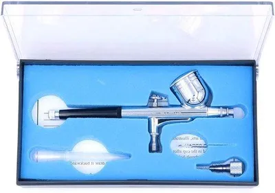 Obrázek produktu pro Sada dvojčinného airbrushu pro jemné nanášení barvy, tryska 0,3 mm