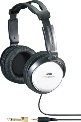 Zdjęcie produktu dla JVC HA-RX500-E, Przewodowa, 10 - 22000 Hz, Muzyka, 194 g, Słuchawki, Czarny, Biały