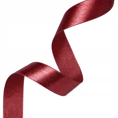 Produktbild von PartyPal Satintband Bordeaux Glatt 2,5 x 23 m